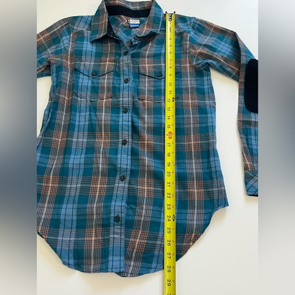 Kavu Women’s High Horizon Flannel Shirt Blue Size XS Button Up - Picture 7 of 8